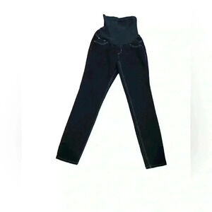 Indigo blue maternity jeans